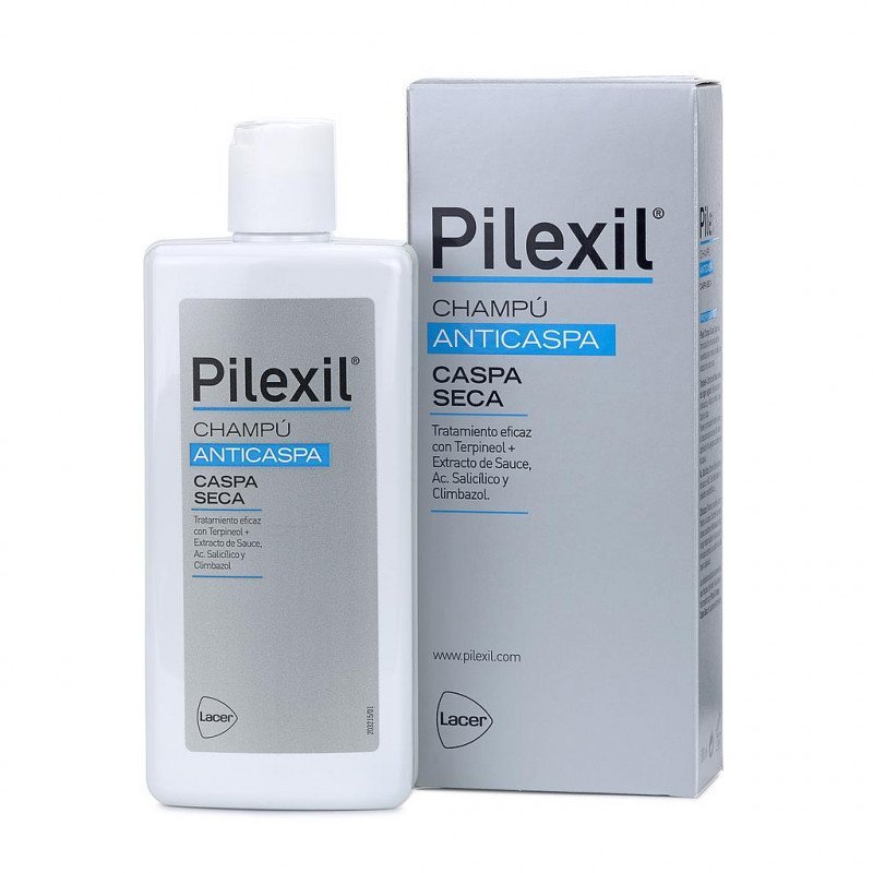 Pilexil Shampoo Caspa Seca x 300ml - La Farma
