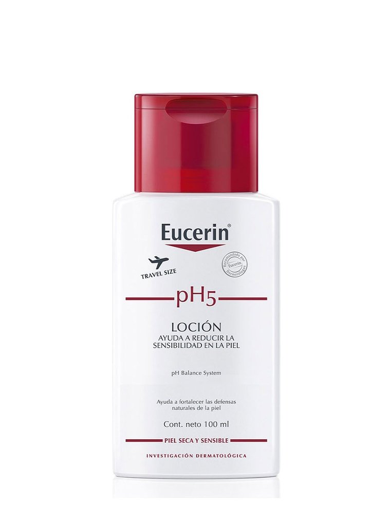 55251233 Ph5 Loción Piel Sensible Travel Size de 100 ml Eucerin Loción pH5 Piel Sensible x 100ml - Imagen 1