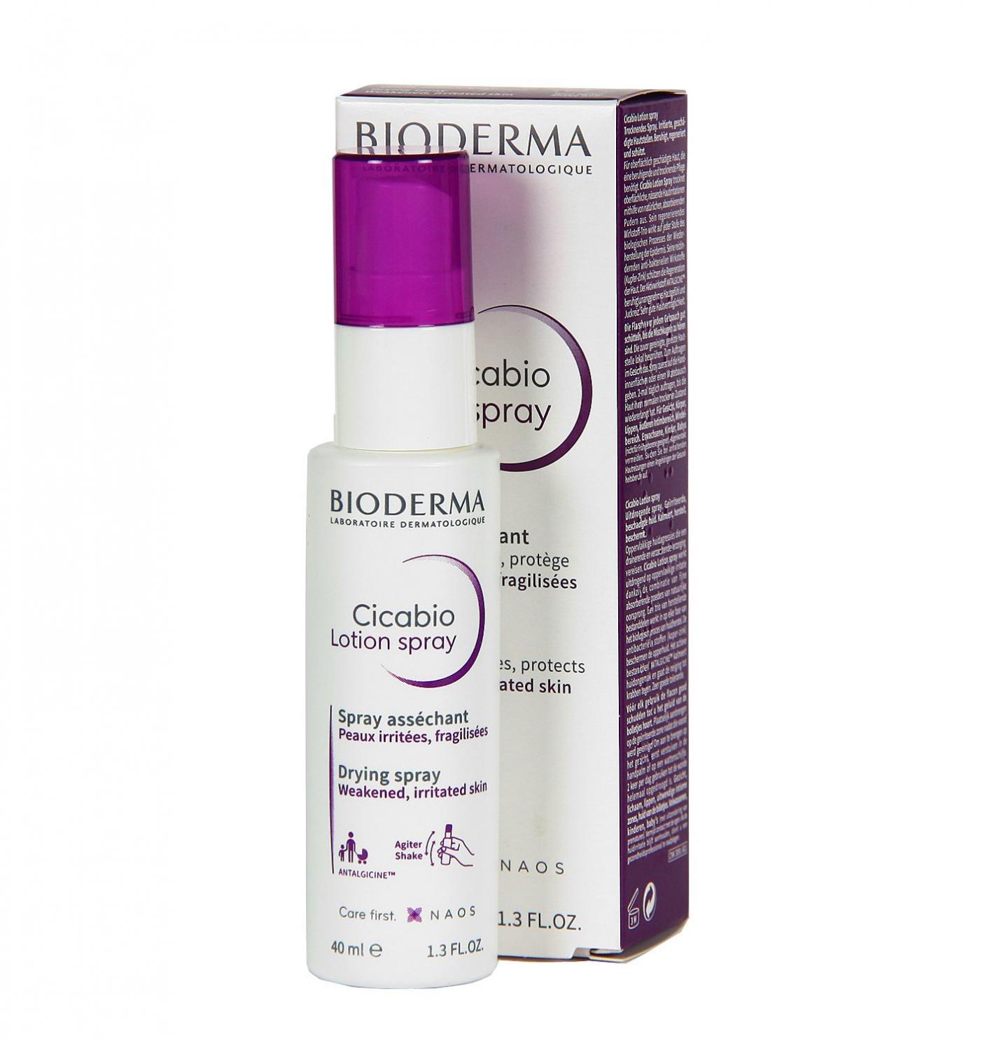 Bioderma Cicabio Loción Spray x 40ml Bioderma Cicabio Loción Spray x 40ml - Imagen 1