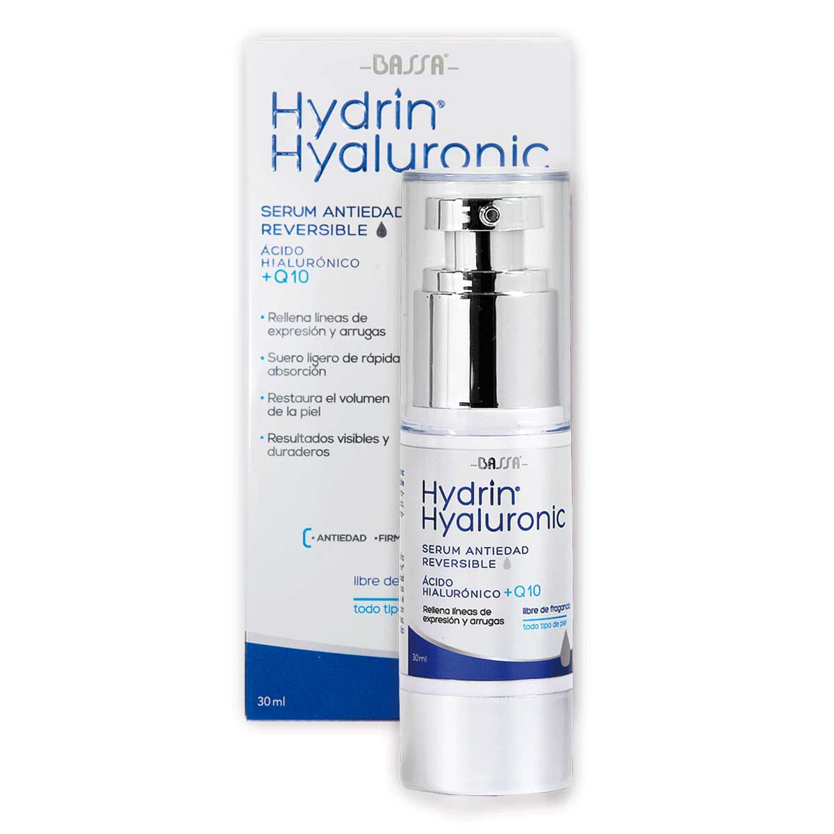 Bassa Hydrin Hyaluronic Serum x 30ml Bassa Hydrin Hyaluronic Serum Antiedad x 30ml - Imagen 1