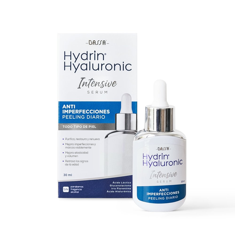 HH iNTENSIVE SERUM Antiimperfecciones - frontal Bassa Hydrin Hyaluronic Intensive Serum Antiimperfecciones Peeling Diario x 30ml - Imagen 1