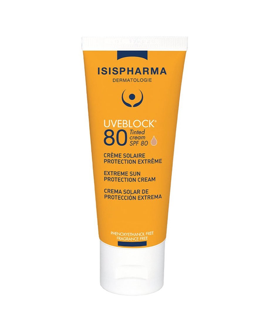 Isispharma Uveblock Crema Tinte SPF 80+ x 40ml Isispharma Uveblock Crema Tinte Bloq Solar SPF 80+ x 40ml - Imagen 1