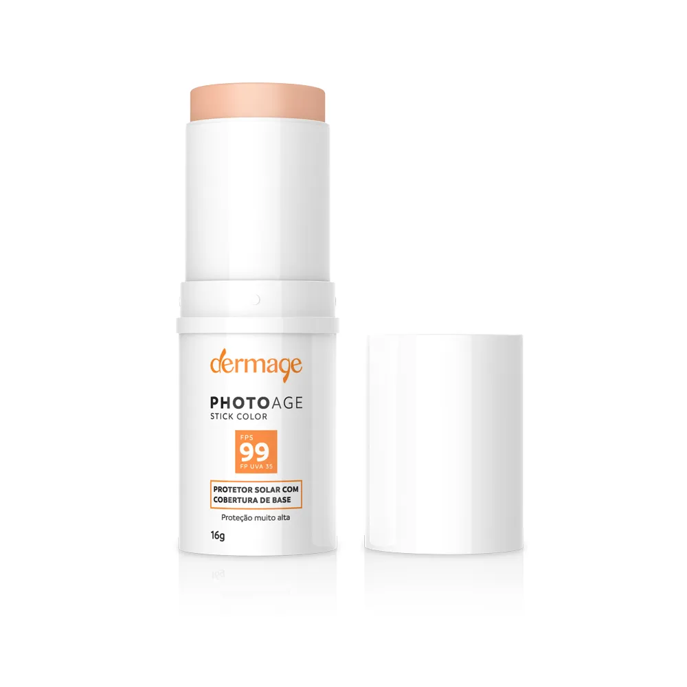 photoage_stick_color_aberto_01 Dermage Photoage Stick Mineral Claro x 16 gr - Imagen 1